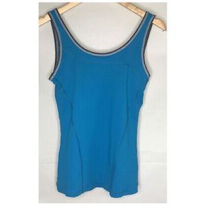 LOLË Women's Tank Top Blue Size Medium scoop